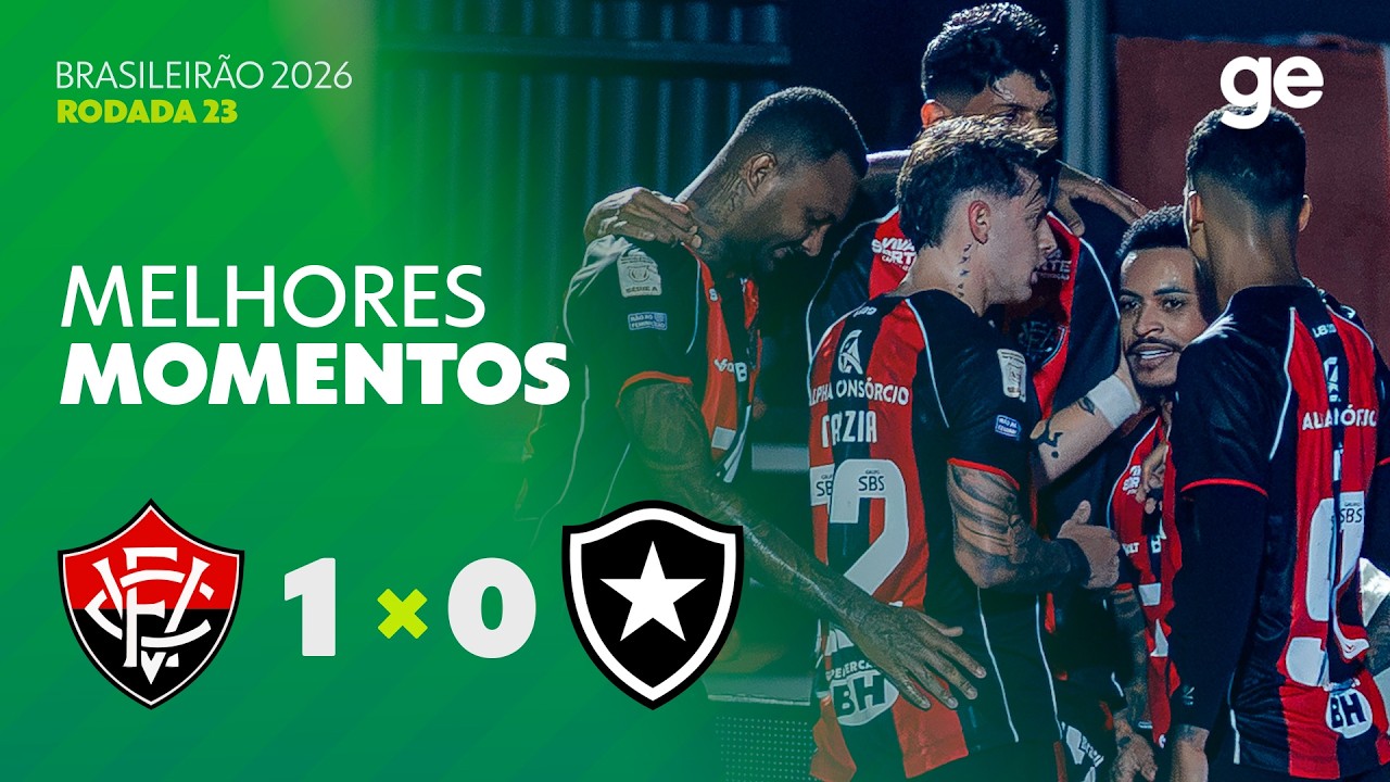 VÍDEO | Gol e melhores momentos de Vitória 1×0 Botafogo pelo Brasileirão-2026
