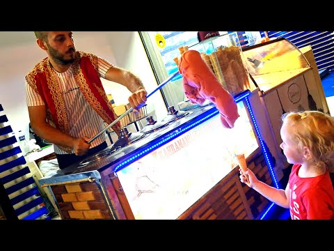 Eis Show in Side mit Angelina (Türkei) 🍦 Eiscream Show