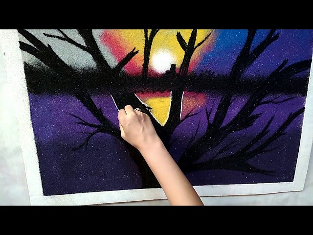 Beautiful poster rangoli by krishnas rangoli tricks - video 2
