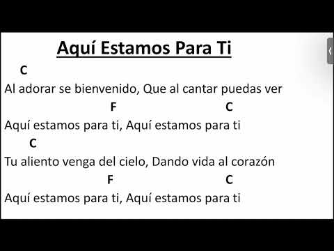 Aquí Estamos Para Ti - En Espiritu Y En Verdad