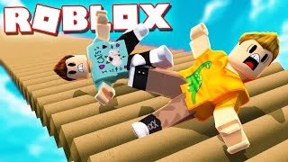 CAN YOU SURVIVE FALLING DOWN THE STAIRS IN ROBLOX!?