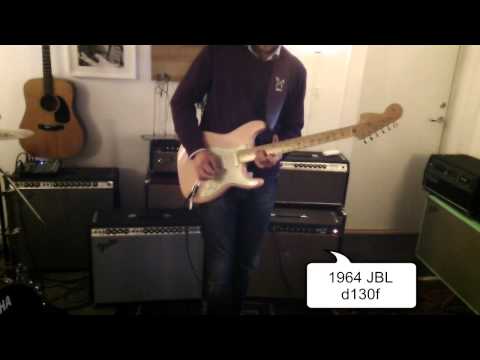 fenderguru.com Fender Vibroverb 15" speaker shootout.