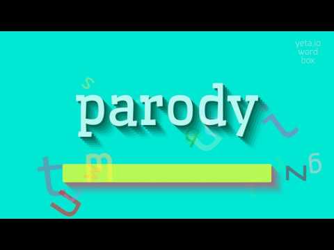 PARODY - HOW TO PRONOUNCE PARODY?