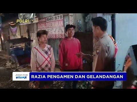 POLRESTA BANYUMAS TANGKAP GELANDANGAN DAN PENGAMEN
