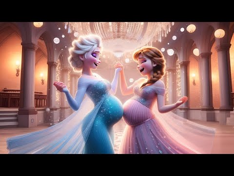 ✨ Royal Sisters' Joy – Elsa & Anna’s Magical Pregnancy Celebration 💙👑 | Disney Princess Story