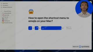 How To Open The Shortcut Menu to Emojis on Mac  | Anis Tech Smart