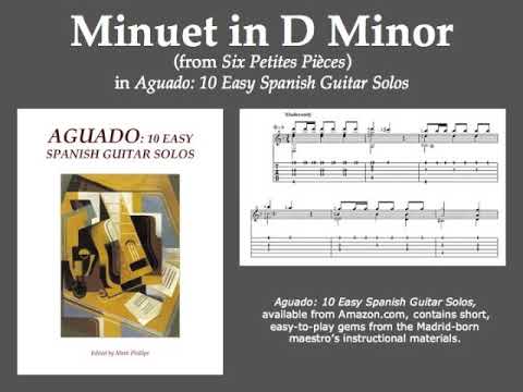 Aguado's "Minuet in D Minor" (from Six Petites Pièces)