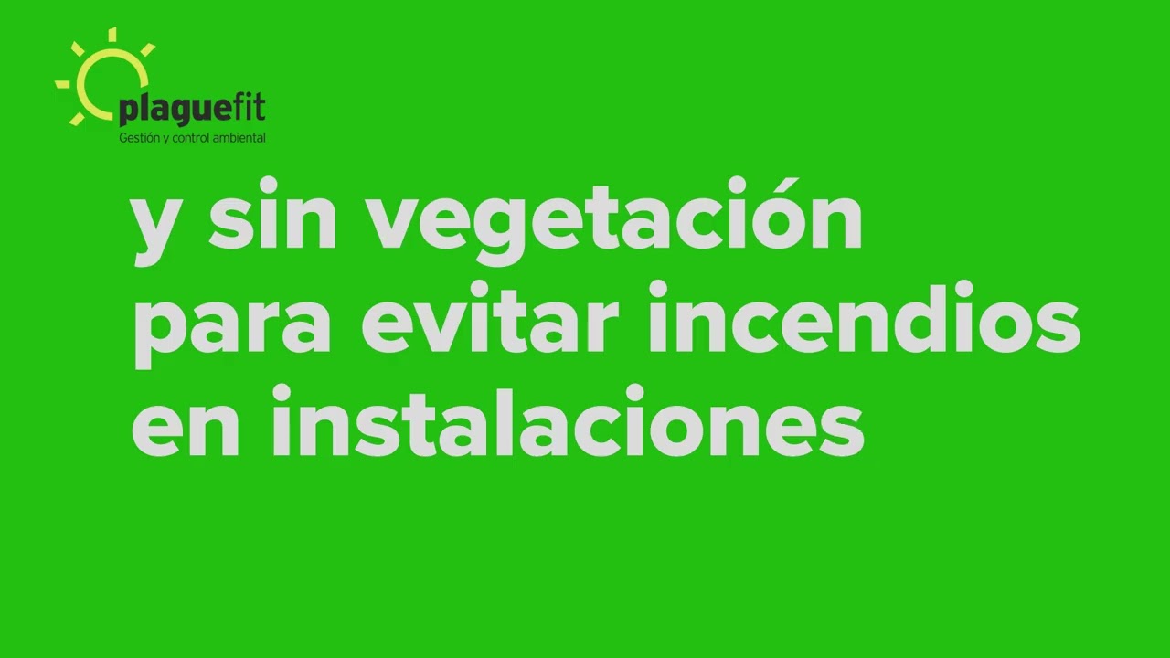 Desbroce perimetrales en instalaciones