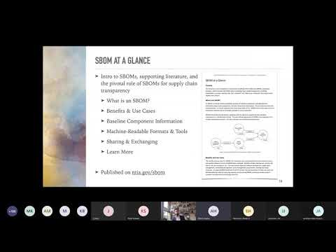 SBOM Spring 2021 Quarterly Meeting   Part 2