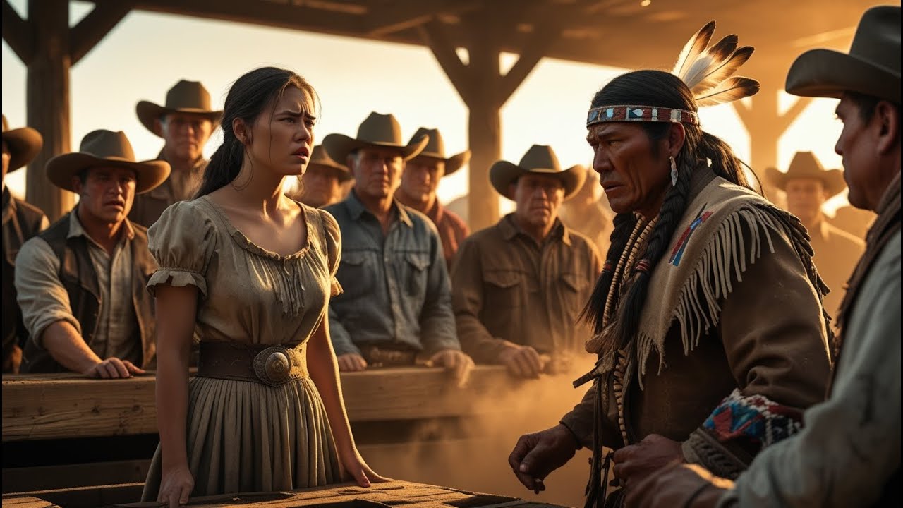 Rancher's Daughter Was Being Auctioned To The Highest Bidder When A Lakota Warrior Intervened