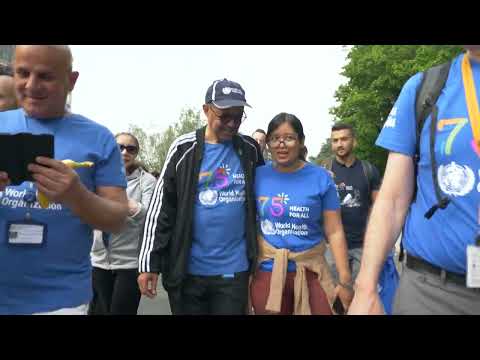 More than 7000 join the 4th edition of Walk the Talk in Geneva: Health for All Challenge