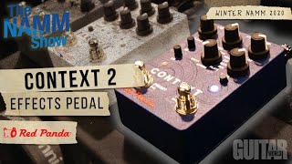 Video thumbnail for Winter NAMM 2020: Red Panda Introduces the Context 2 Reverb Pedal by Guitar World