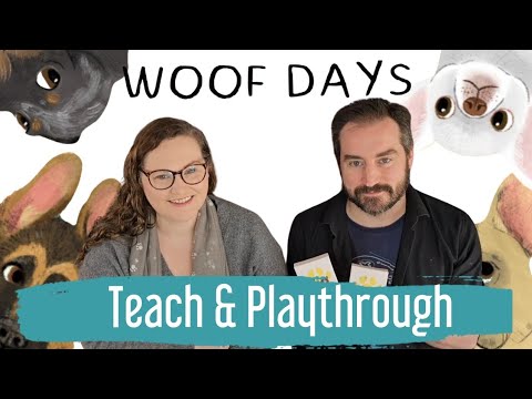 Woof Days - Teach & Playthrough of this Dog Based charity Card Game