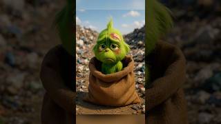 😢The Little Grinch Was Abandoned in a Garbage Bag.💔 #grinch