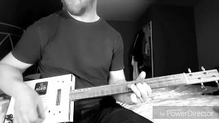 When The Lights Go Out - The Black Keys - Cigar Box Guitar &amp; Vocal Cover