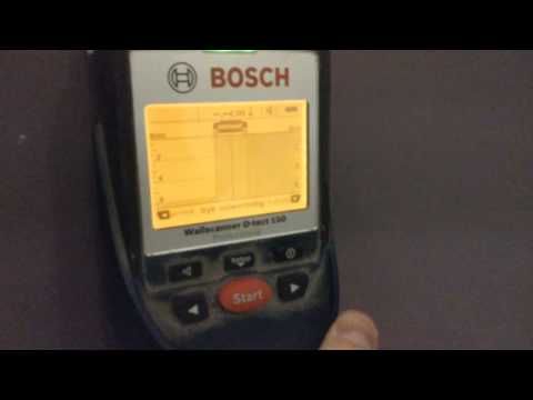 Bosch  Wallscanner detektor D-Tect 150 Professional TEST Lokalizacja przewodów i prętów w ścianie