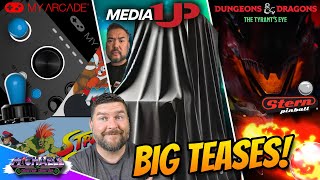 Big Media1Up, Stern Pinball Dungeons & Dragons & MyArcade CES 2025 Teases!