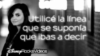 Demi Lovato - Falling Over Me (letra español)