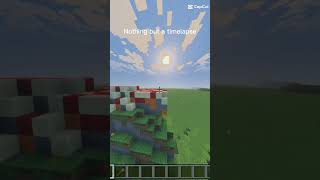 time-lapse using world edit in Minecraft Bedrock #minecraft #minecraftcommands #minecraftedits