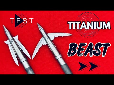 TITANIUM BEAST 125 gr: BROADHEAD TEST