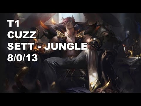 T1 Cuzz Jungle Sett vs Graves - KR Challenger Patch 10.8