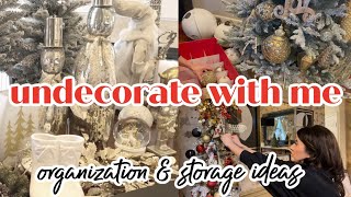 UNDECORATE WITH ME | How To Organize Decor Seasonally | Storage Ideas & Tips