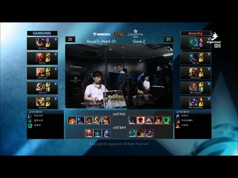 ANC vs SSG Game 2 Highlights - ANARCHY vs SAMSUNG GALAXY - Week 5 LCK Champions Korea Summer 2015