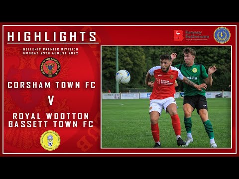 Corsham Town FC 1 V 0 Royal Wootton Bassett Town FC - Hellenic Premier Match Highlights