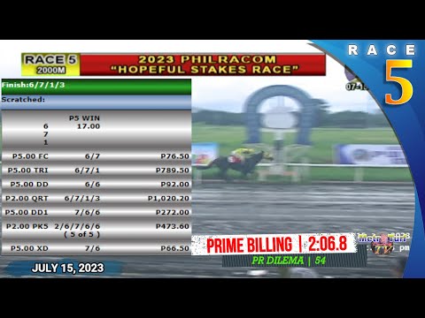 2023 Jul 15 | R05 - PRIME BILLING (2:06.8)