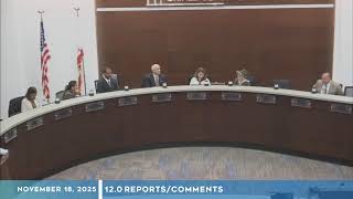 Board of Education Meeting --- November 18, 2025