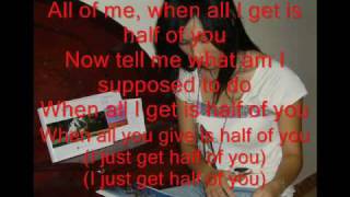 Varsity Fanclub - All Of Me (Half Of You) Lyrics