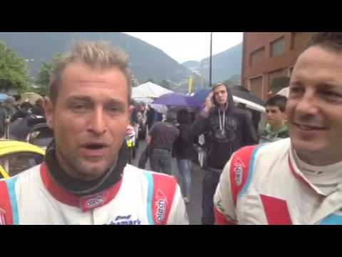 51 rally Valli Ossolane 2015 Caffoni - Grossi intervista metà gara