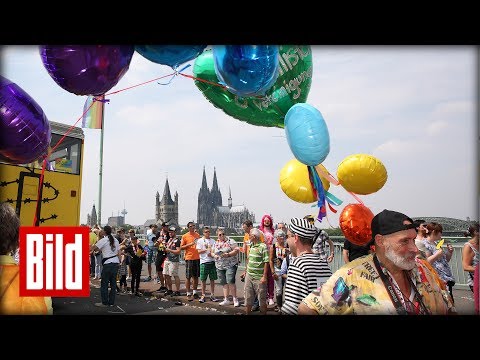 Köln 50667 und Berlin - Tag & Nacht feiern CSD am Rhein