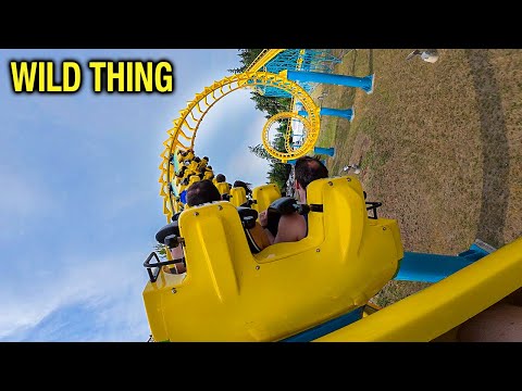 Back row point of view footage of Wild Thing