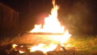 preview picture of video 'Fire Pit Bonfire in Antrim, NH - Hyperlapse'