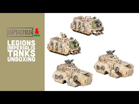 Legions Imperialis Astartes Tanks Unboxing and Review - Mastodon, Typhon, Cerberus, Whirlwind