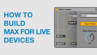 Video thumbnail for Learn How To Build Max For Live Devices, A Beginner's Guide (Ableton User Group, Cape Town) by ELPHNT