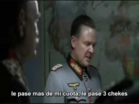 hitler se entera que cagaron a bruni homocolada