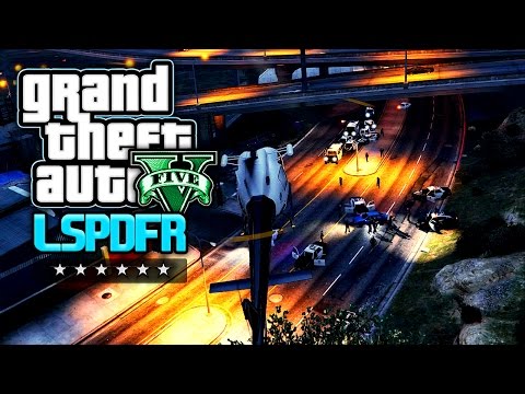 GTA 5 LSPDFR Deutsch - HELIKOPTER-Einsatz über Los Santos (Polizei Mod)