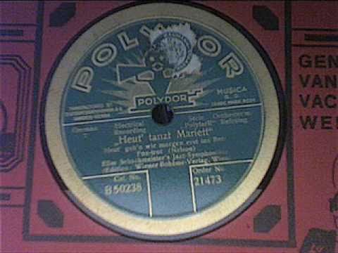 Efim Schachmeister's Jazz Symphoniker - Heut geh'n wir morgen erst ins Bett (Foxtrot)