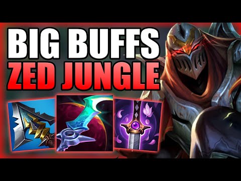 HOW TO PLAY ZED JUNGLE AFTER HIS PATCH 11.18 BUFFS! - Best Build/Runes Guide - League of Legends