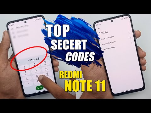 Redmi Note 11 Top Secret Codes Useful Codes