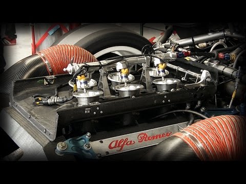 Alfa Romeo 155 V6 Ti DTM / ITC Warm Up - 2.5L V6 Engine Fuel Injectors & ITBs View