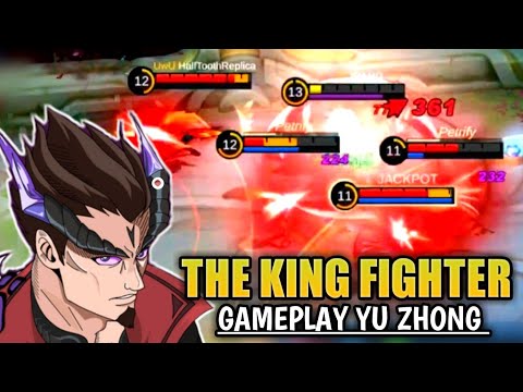 THE KING FIGHTER!! GAMEPLAY YU ZHONG GOLD LANE | Build Top Global Yu Zhong - Mobile Legends