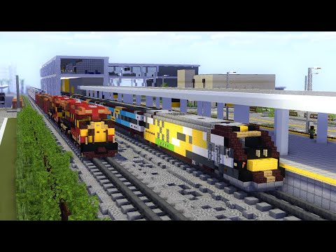 Minecraft Brightline FEC Florida Train Animation