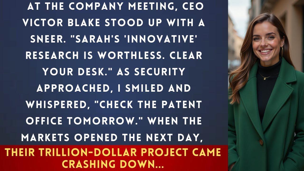 CEO Fired Me From Dream Job, But My 'Useless' Patent Changed Everything!