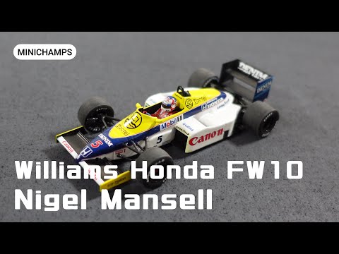 Thumbnail for MINICHAMPS【ミニチャンプス】 1/43 Williams Honda FW10 N.Mansell EuropaGP 1985 1st Winner ダイキャスト モデル F1 ミニカー by Williams FW10