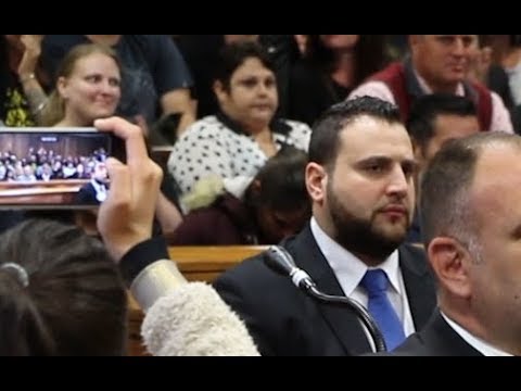 The moment Panayiotou is sentenced to life behind bars