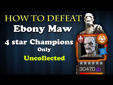 How to Defeat Ebony Maw easily (Uncollected) Marvel Contest of Champions