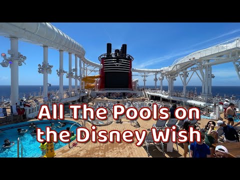 Exploring All The Pools On The Disney Wish (Decks 11-14)